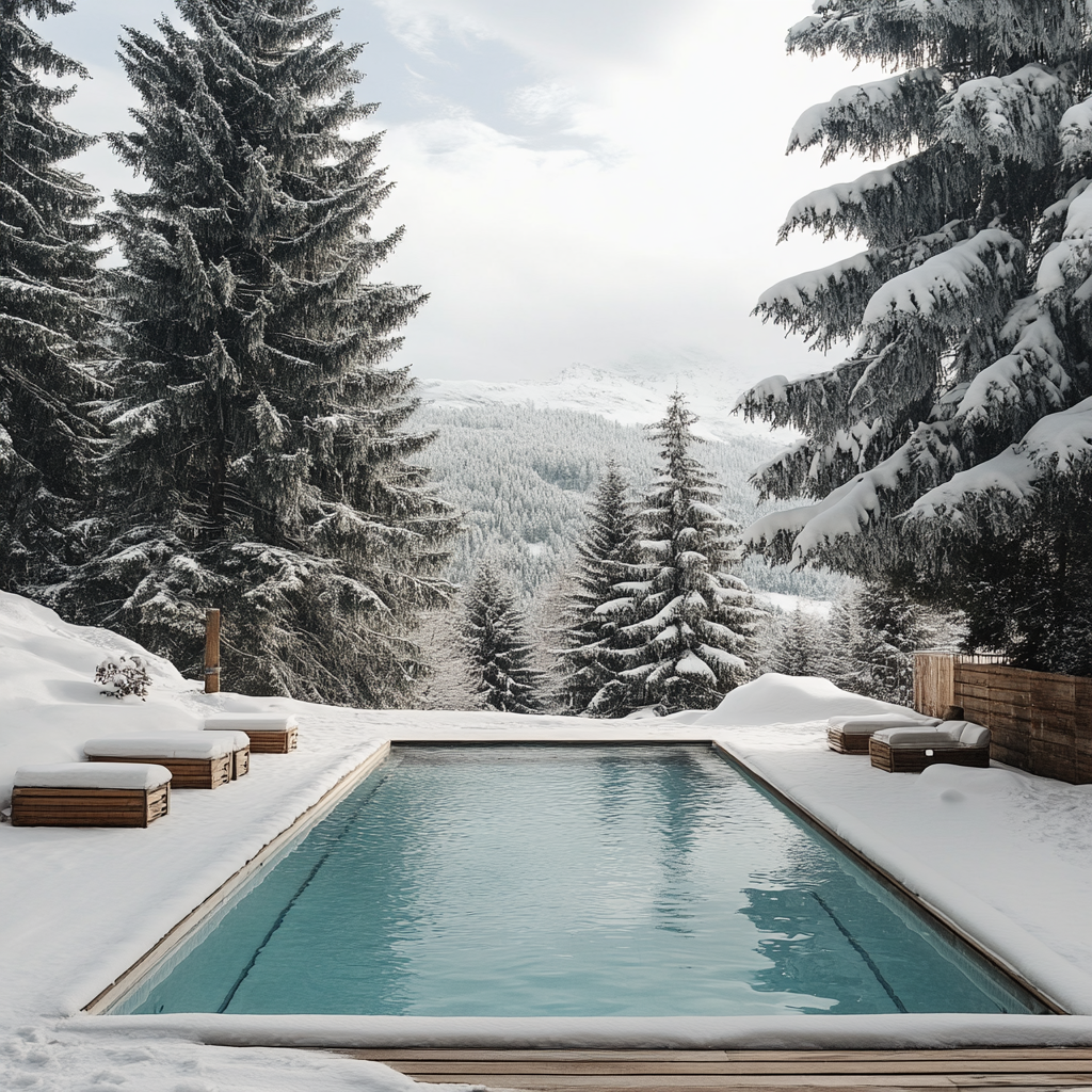 Pool In Winter Winter is the Best Time to Upgrade Your Pool Equipment—Here’s Why - JF ...