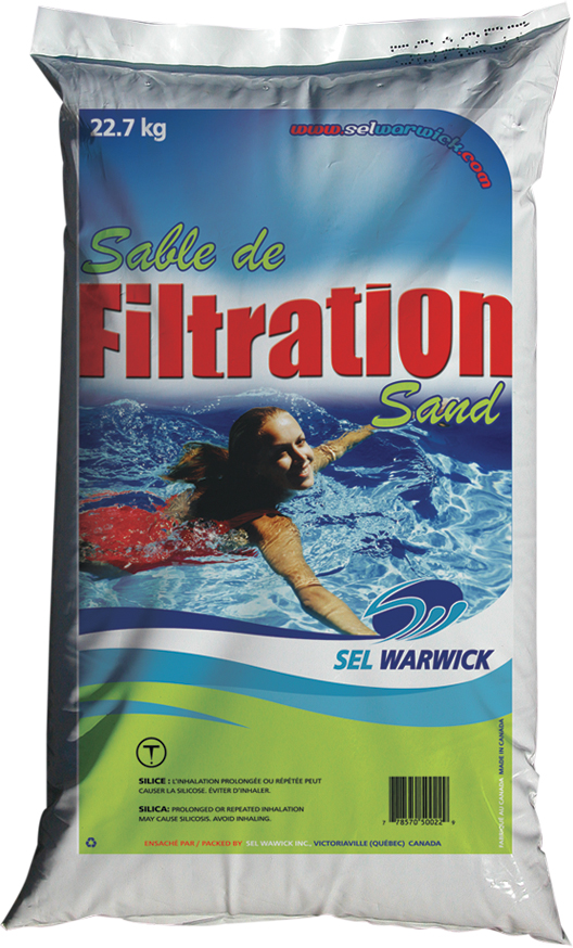 Sable de filtration (Sel Warwick)